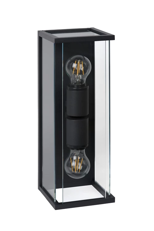 Lucide CLAIRE - Wall light Indoor/Outdoor - 2xE27 - IP54 - Anthracite - turned off